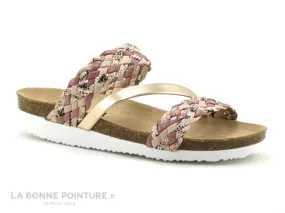 Achat chaussures Bio Life Femme Mule, vente Bio Life 1152 - Rose - Saumon - Mule mode Femme