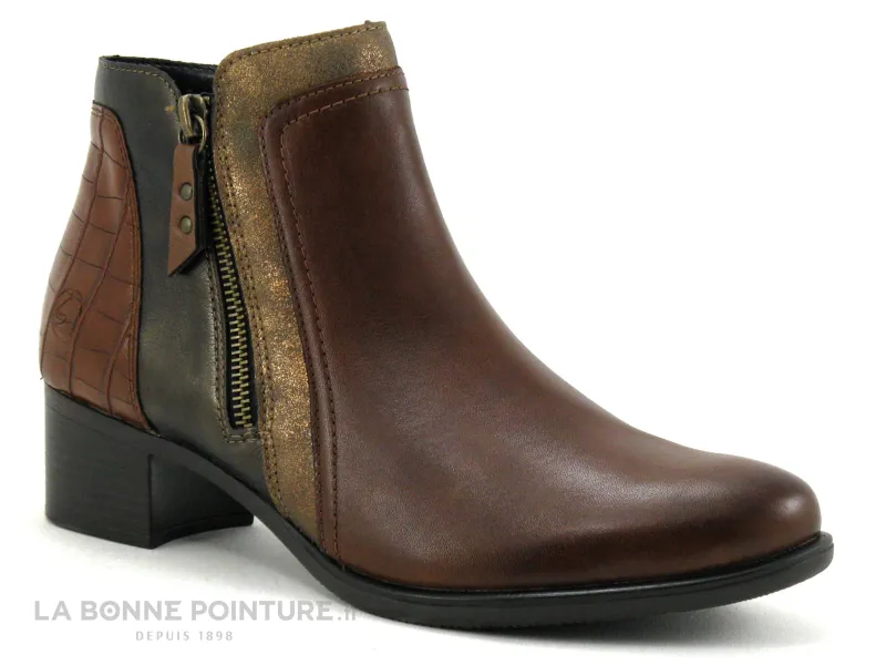 Achat chaussures Remonte Femme Boots, vente Remonte R5172-23 Chestbnut - Boots confort Femme marron clair