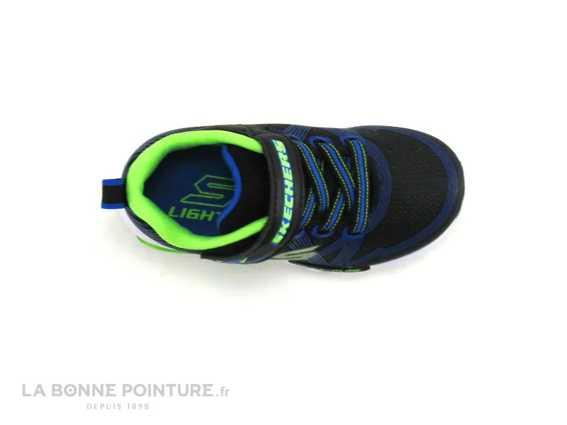 Achat chaussures Skechers Bébé Basket, vente Skechers FLEX GLOW Noir 90542N - Basket GARCON