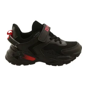 ADI Garçons Chaussures de sport Velcro News 22DZ32-4930 Noir le noir