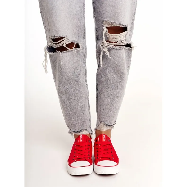 Baskets Basses Femme Big Star Rouge DD274339