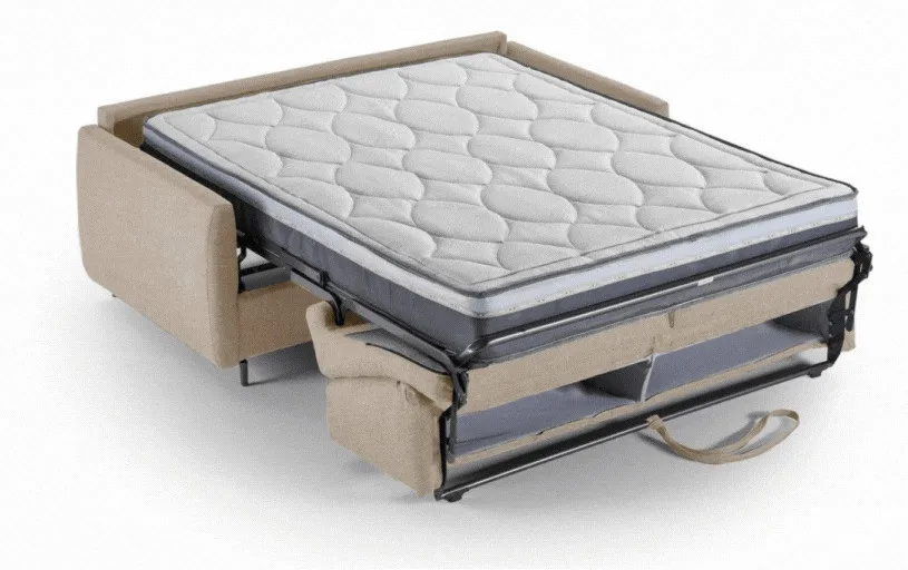 Canapé convertible express Beige 3 places  GIULIA | 3 Suisses