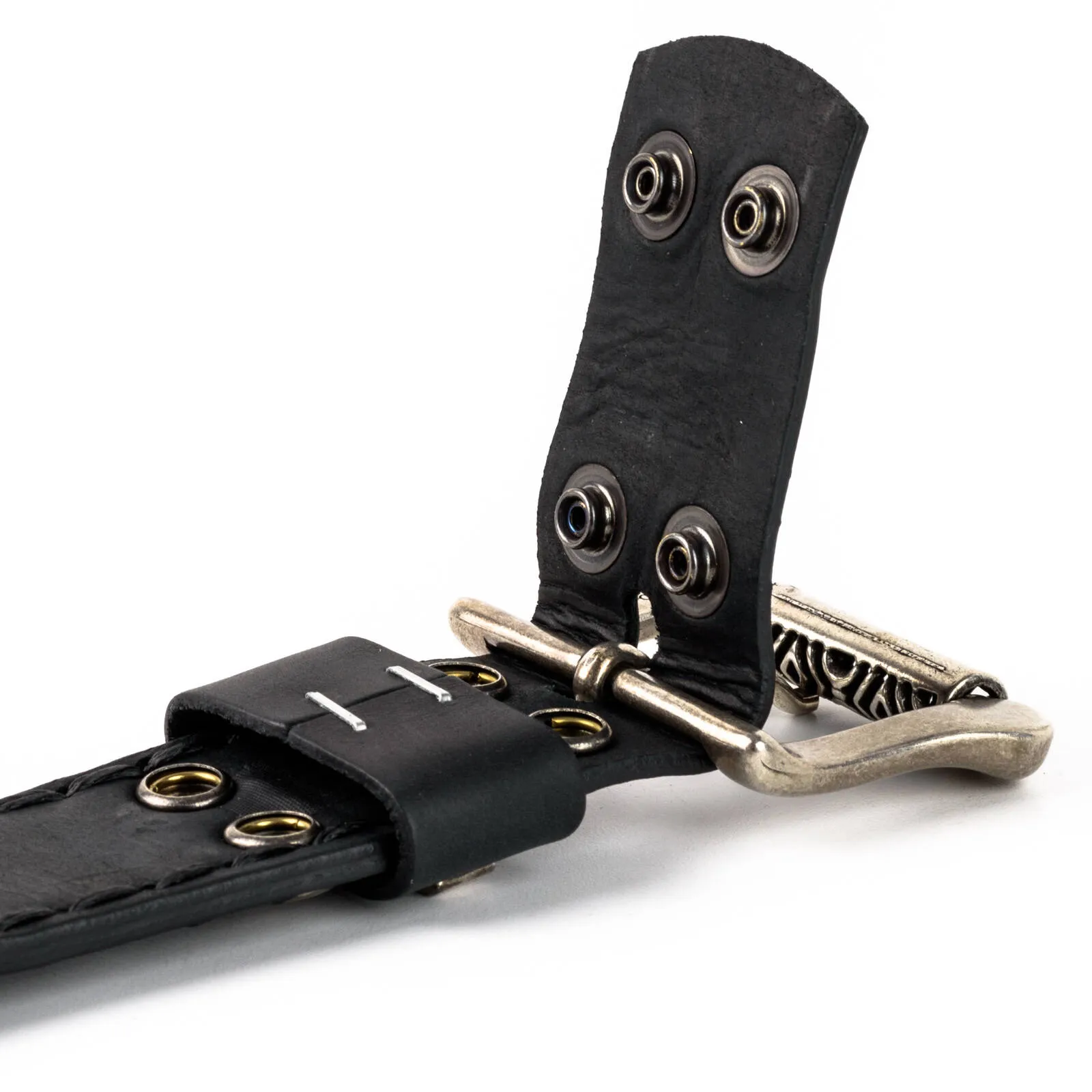 Ceinture cuir vachette noir