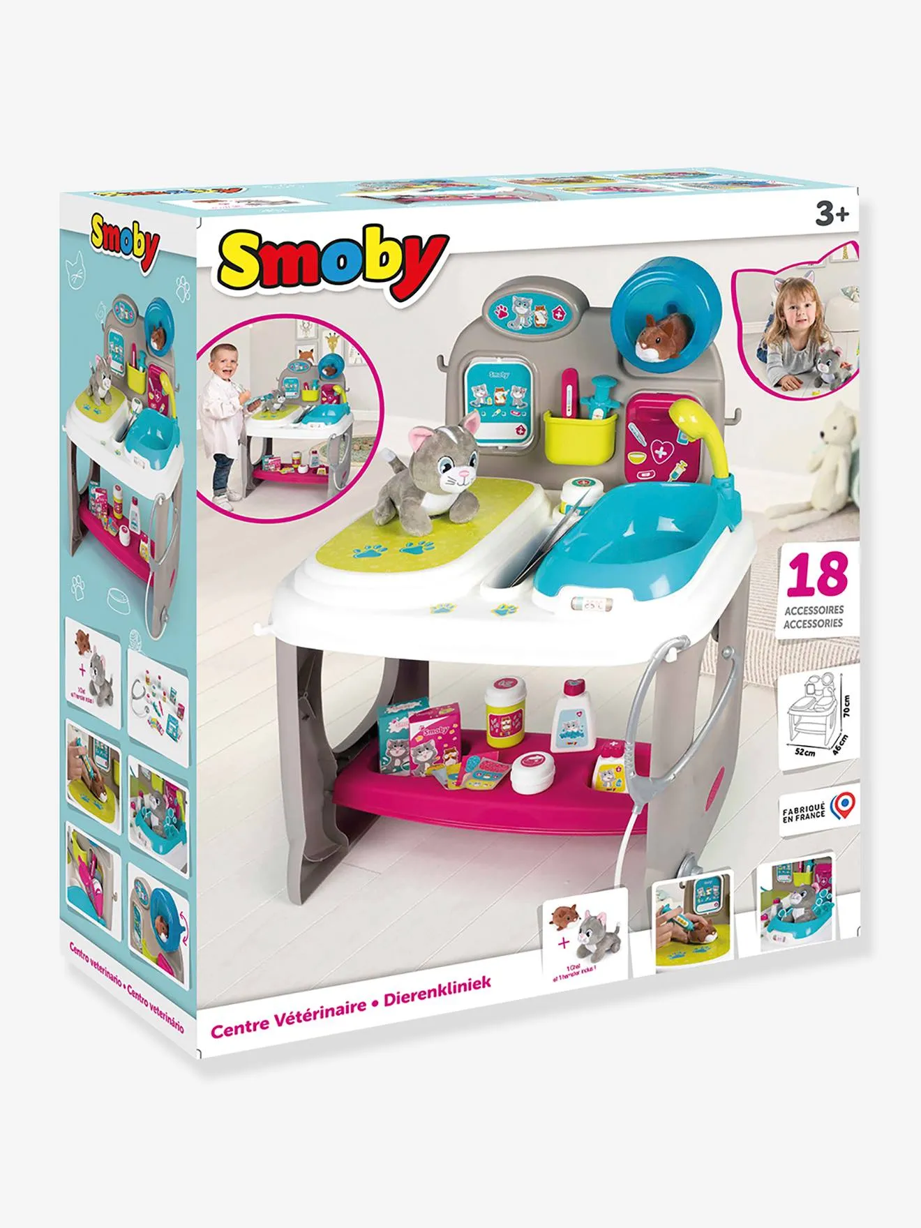 Centre vétérinaire SMOBY bleu - Smoby