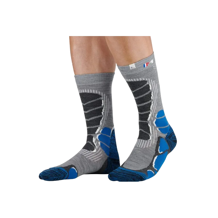Chaussette de randonnée Monnet "Trek X-Light" 63% Merino Wool Couleur Bleu Taille 35-36