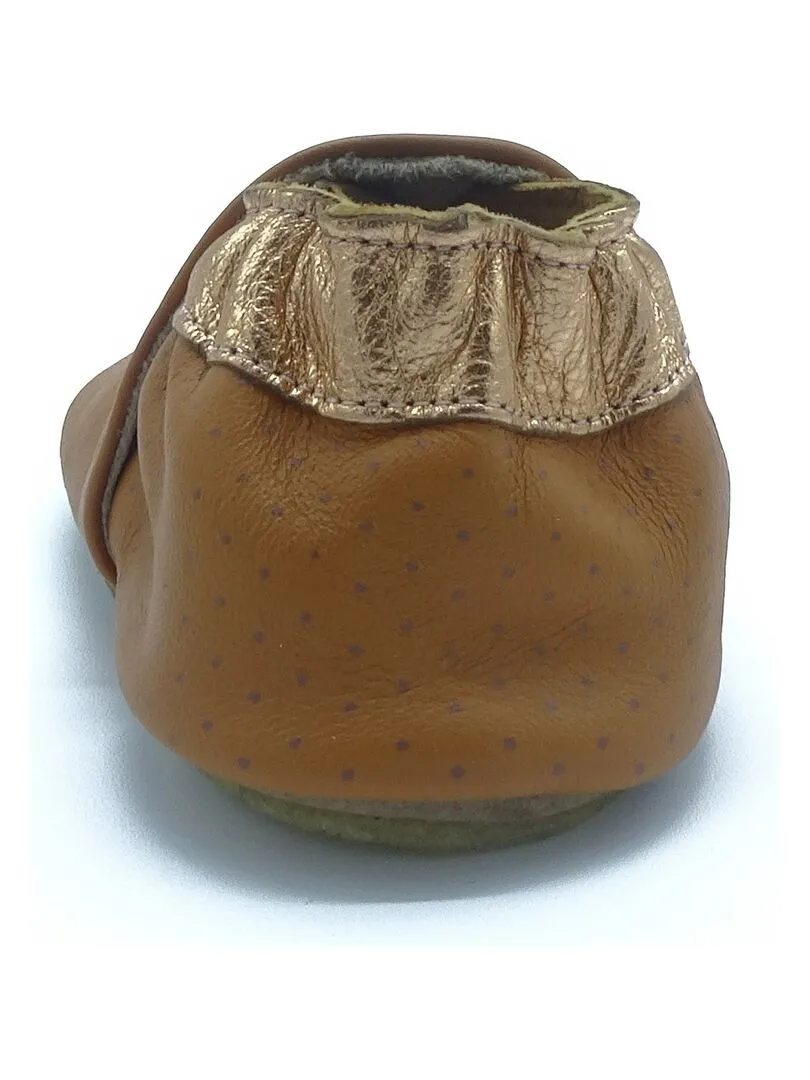 Chaussons Cuir Flyinthewindcrp - Marron