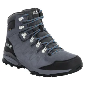 Chaussures de Randonnées Jack Wolfskin Men Refugio Texapore Mid Grey Black