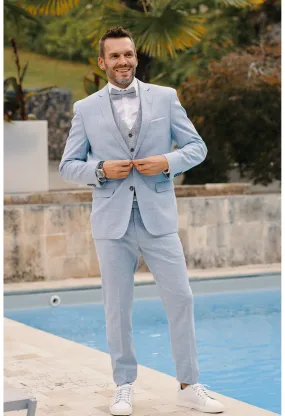 Costume DIANA bleu clair Taille 44 Couleur Bleu Clair