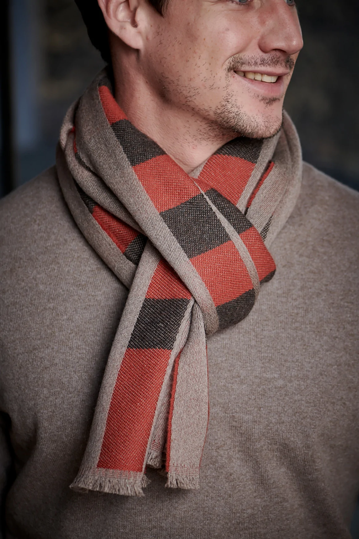 Echarpe Laine Orange
