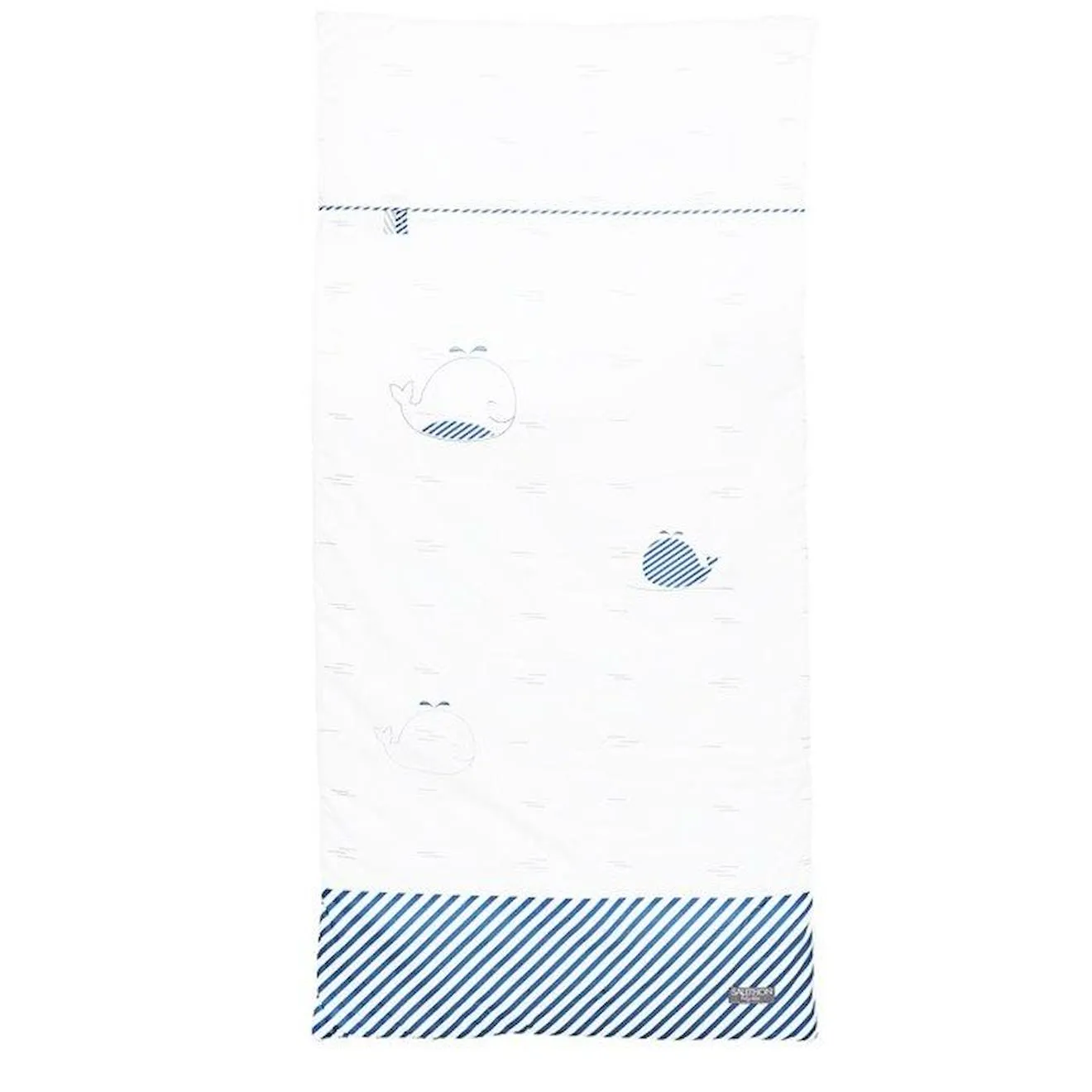 Edredon lit bébé en coton blanc - Sauthon