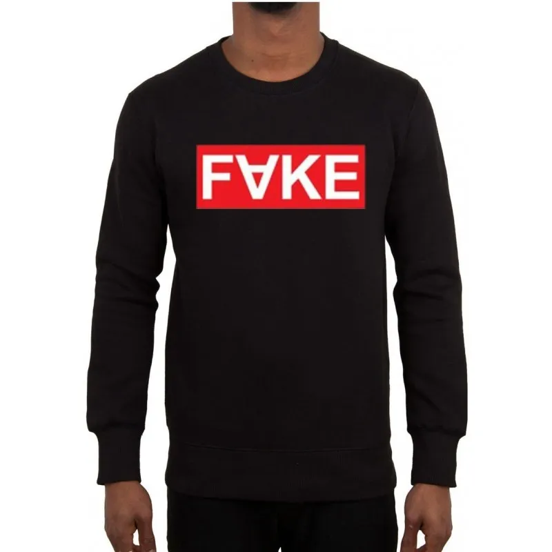 Fake paris - Sweat col rond box red