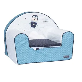 Fauteuil club - SAUTHON - NEW LAZARE - Bleu - Bébé - Déhoussable bleu - Sauthon