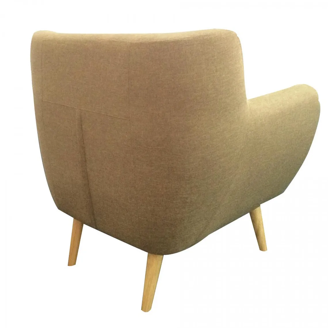 Fauteuil scandinave ALGANO Beige | 3 Suisses