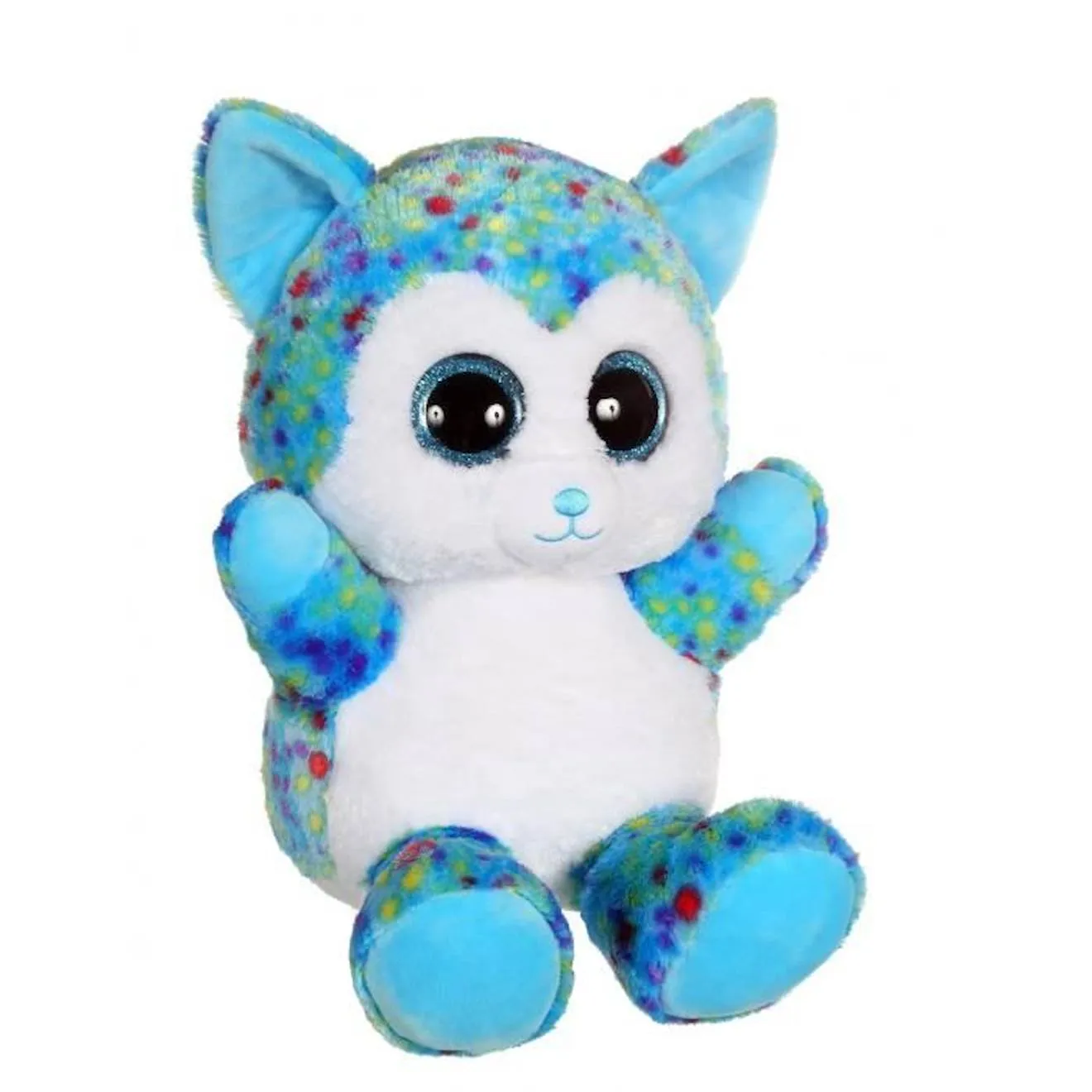 Gipsy Toys - Brilloo Friends - Chien Husky - 30 cm - Bleu bleu - Gipsy Toys