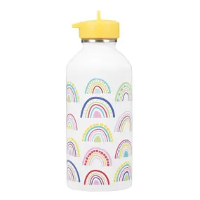 Gourde Inox Enfant - Draeger Paris - Arc-en-ciel - Multicolore - Blanc - 17 x 6,5 cm blanc - Draeger Paris