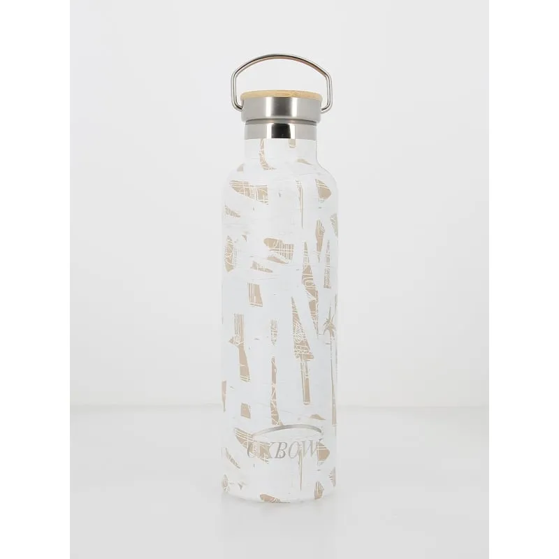 Gourde isotherme imprimée 750ml blanc - Oxbow | wimod