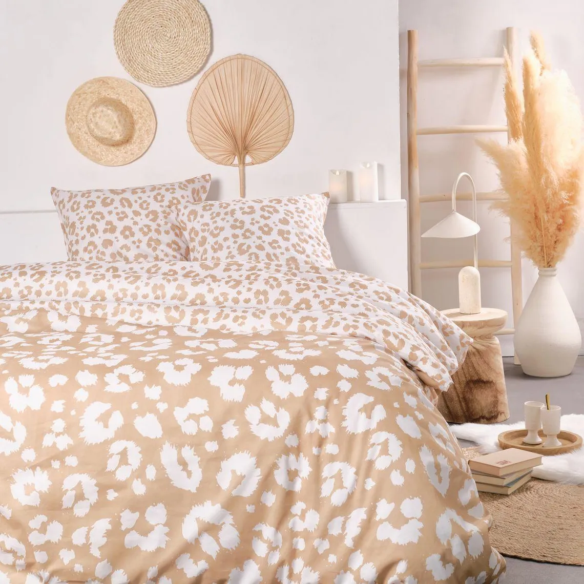 Housse de Couette Beige Coton Sunshine | 3 Suisses