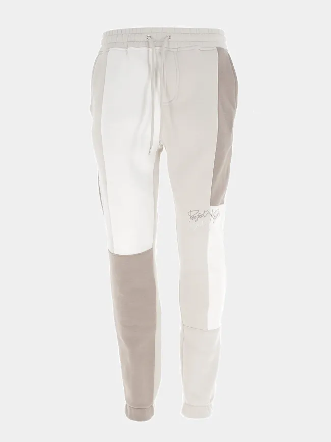 Jogging tricolore marron beige blanc - Project X Paris | wimod