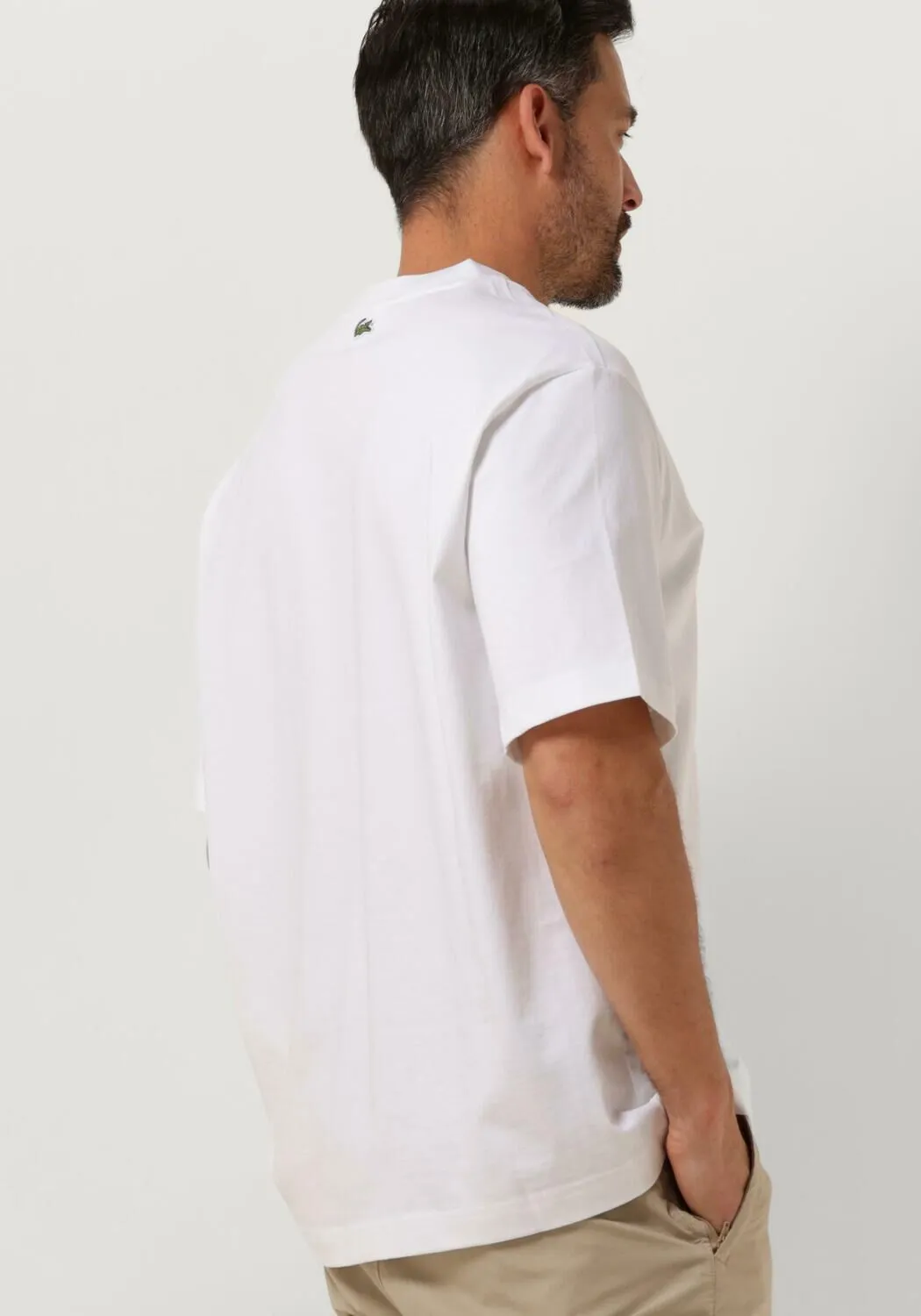 lacoste t-shirt th0062 en blanc