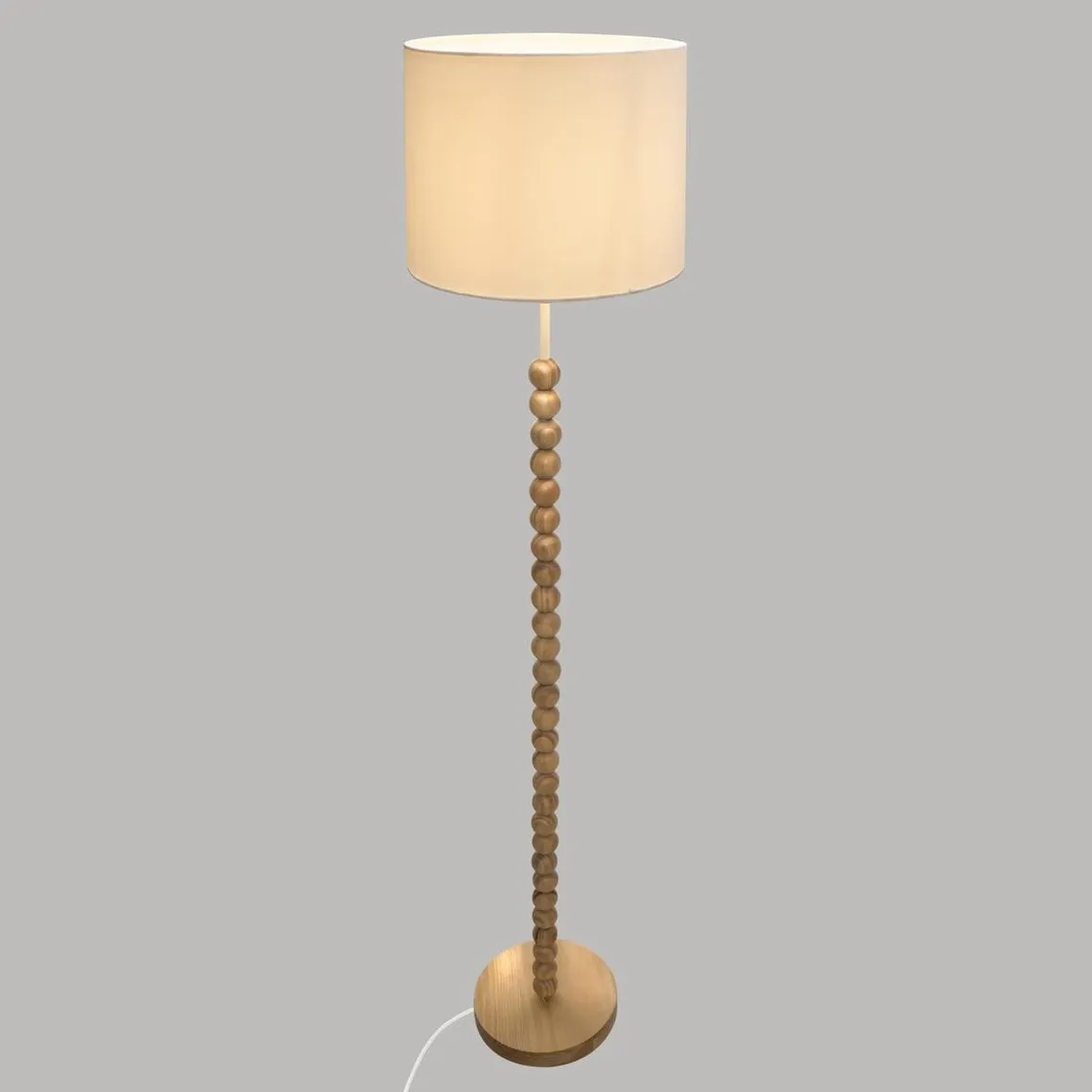 Lampadaire Nino Blanc H 146 | 3 Suisses