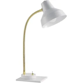 Lampe à poser en métal CHARLES Blanc  | 3 Suisses