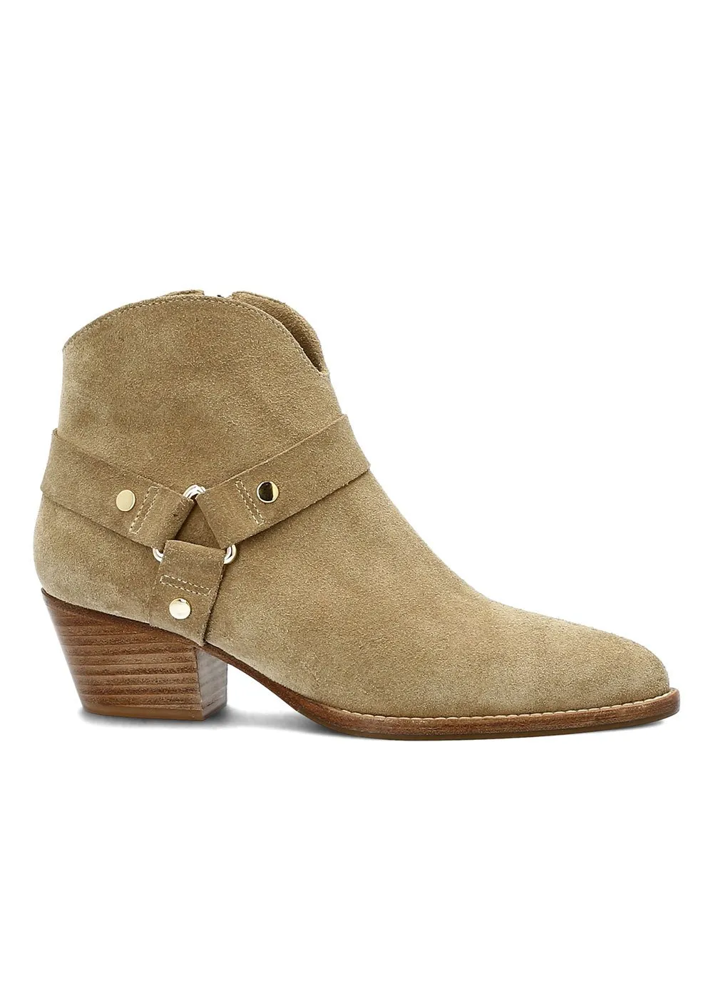 LOW BOOTS ADRIANE VELOURS BEIGE