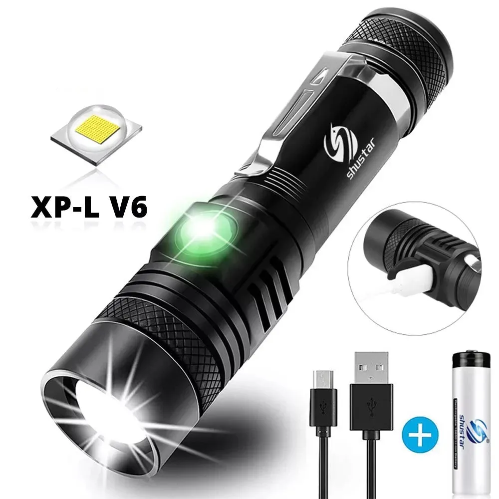 Mini lampe torche ULTRA Puissante avec Zoom - USB Rechargeable