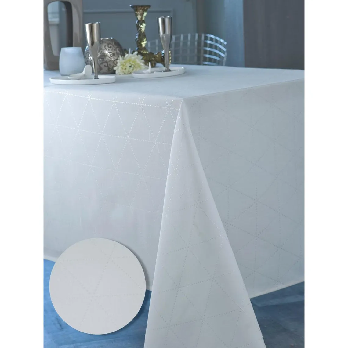 Nappe FEROE Blanc Argent | 3 Suisses