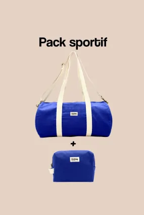 Pack sportif bleu électrique