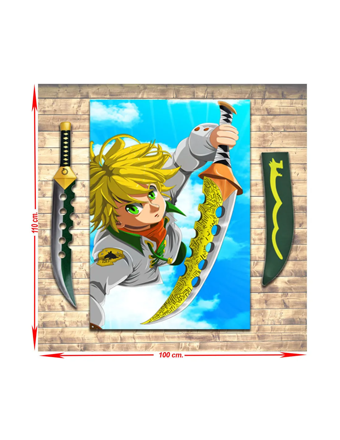 Pack épée Lostvayne Les Sept Péchés Capitaux + Bannière ⚔️ Boutique Épées