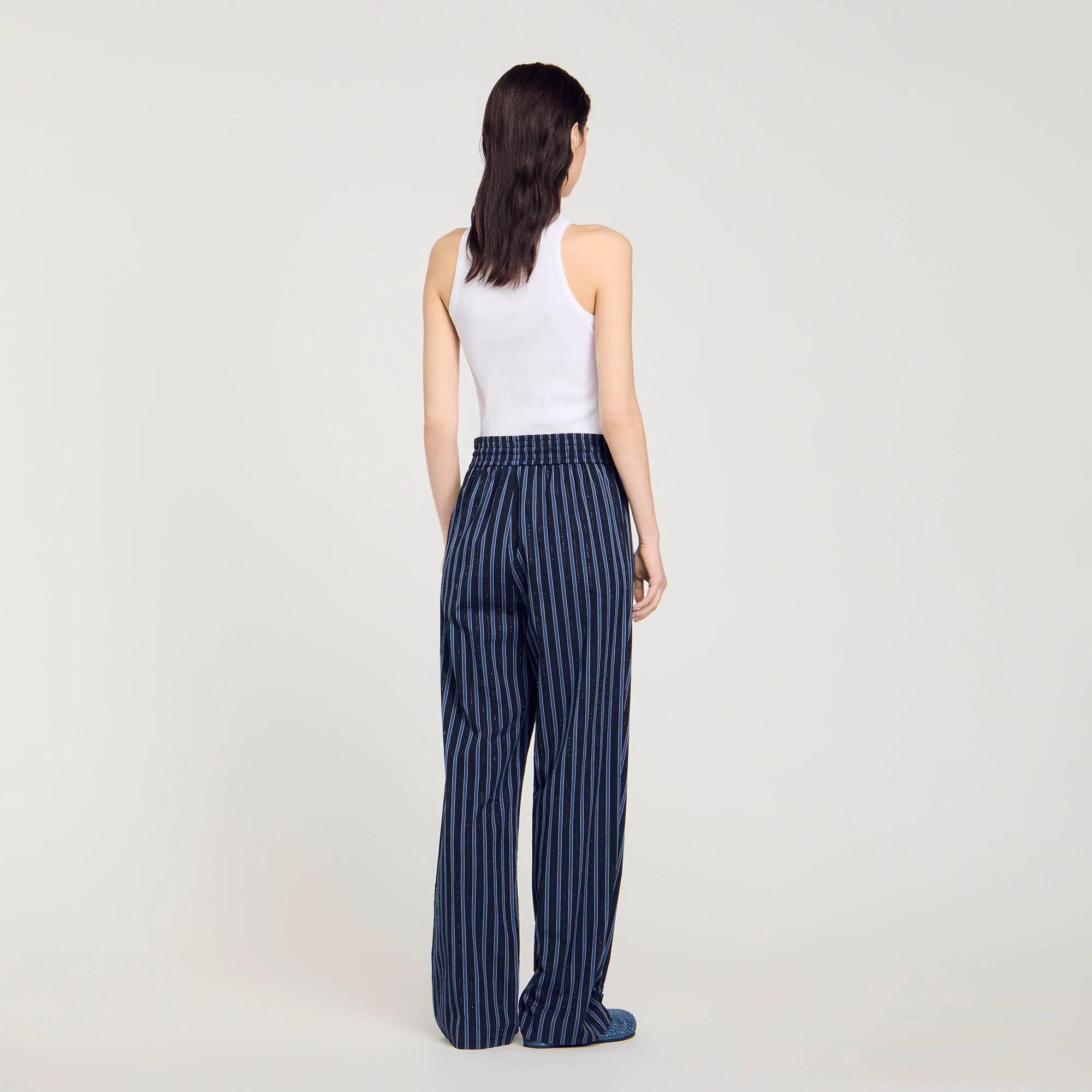 Pantalon à rayures 