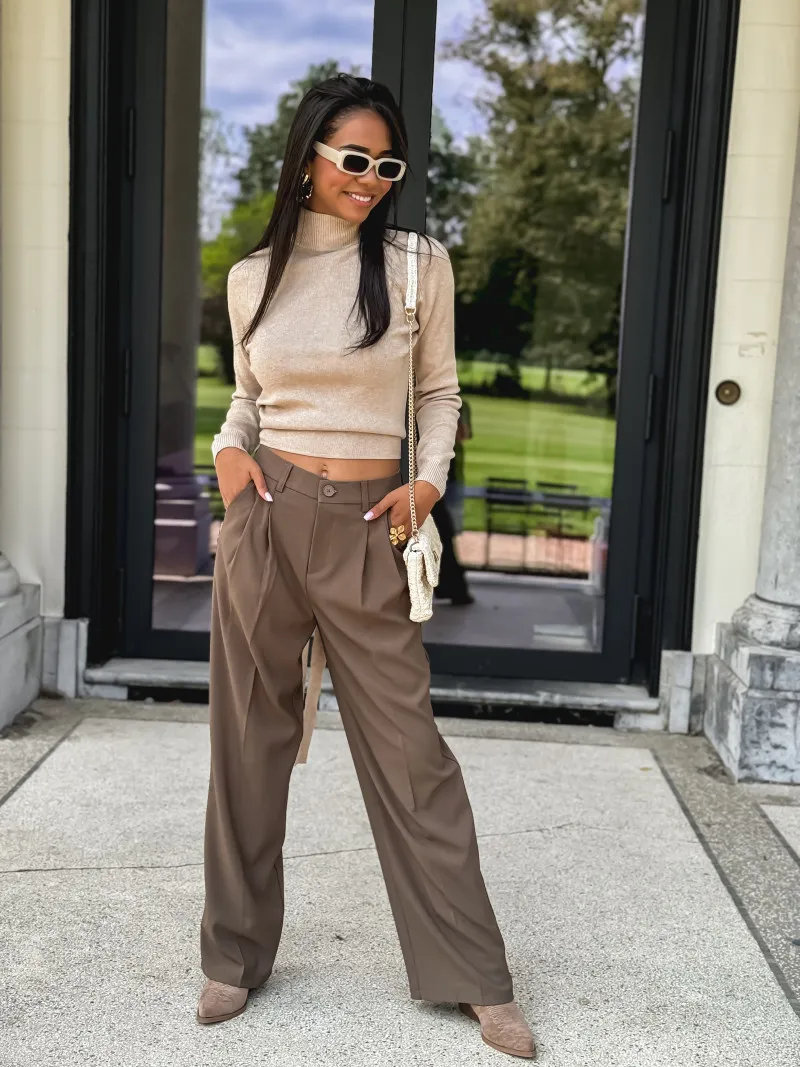 Pantalon Doriana - Chocolat