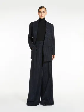 Pantalon palazzo en laine