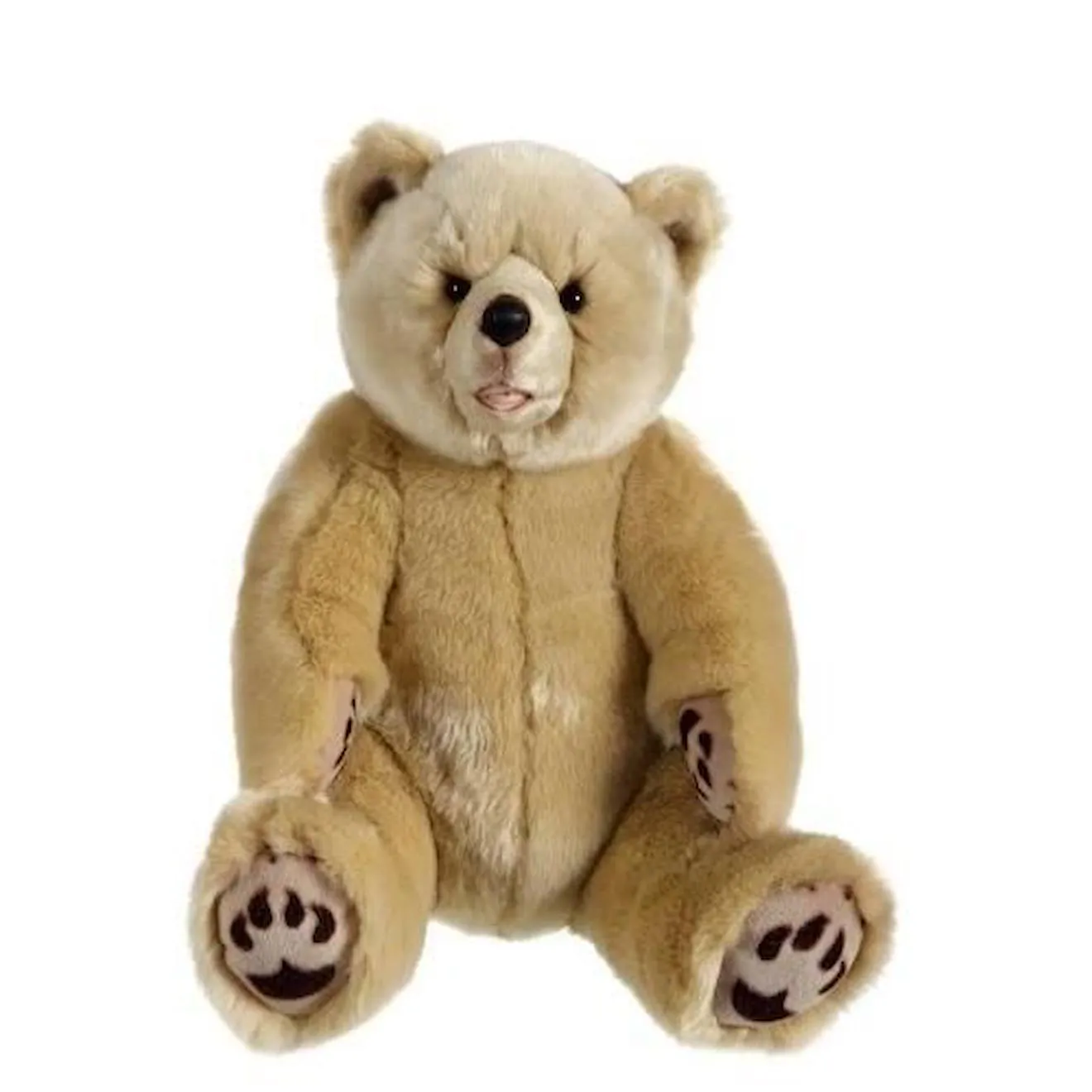 Peluche - GIPSY - Ours Grizzly Assis - 42 cm - Beige - Pour Bébé de 10 mois et plus beige - Gipsy Toys