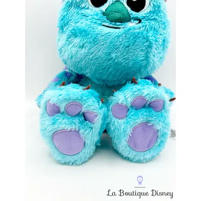 Peluche Sulli Big Feet Disney Store Disneyland Paris Monstres et Cie Sully bleu 35 cm