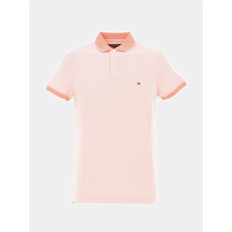 Polo baky imprimé noir homme - Deeluxe | wimod