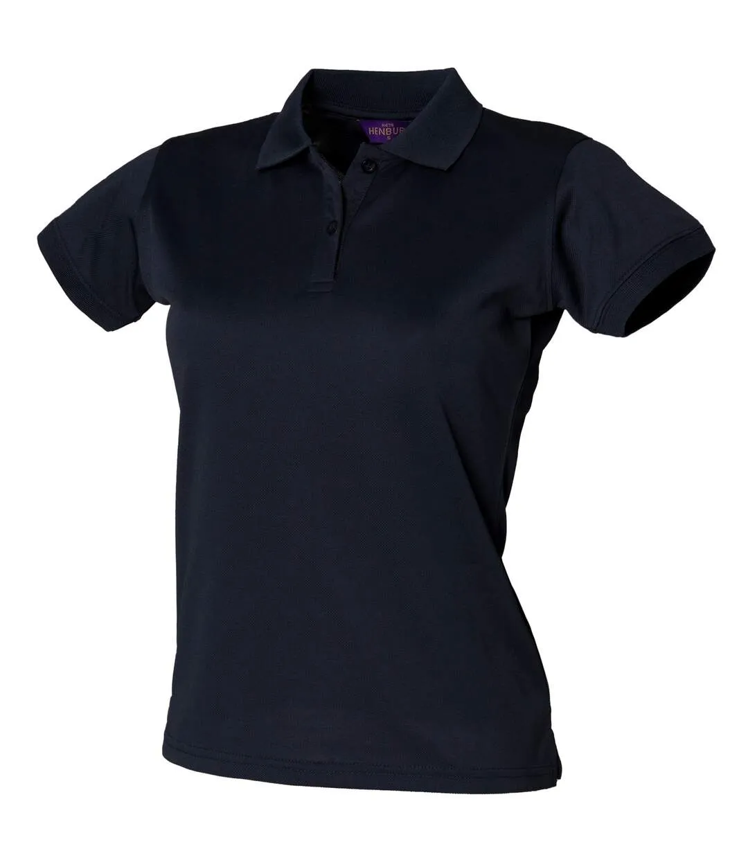 Polo sport à forme ajustée femme bordeaux Henbury