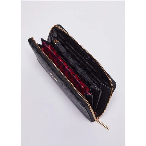 PORTE FEUILLE ZIP NERO - LIU-JO