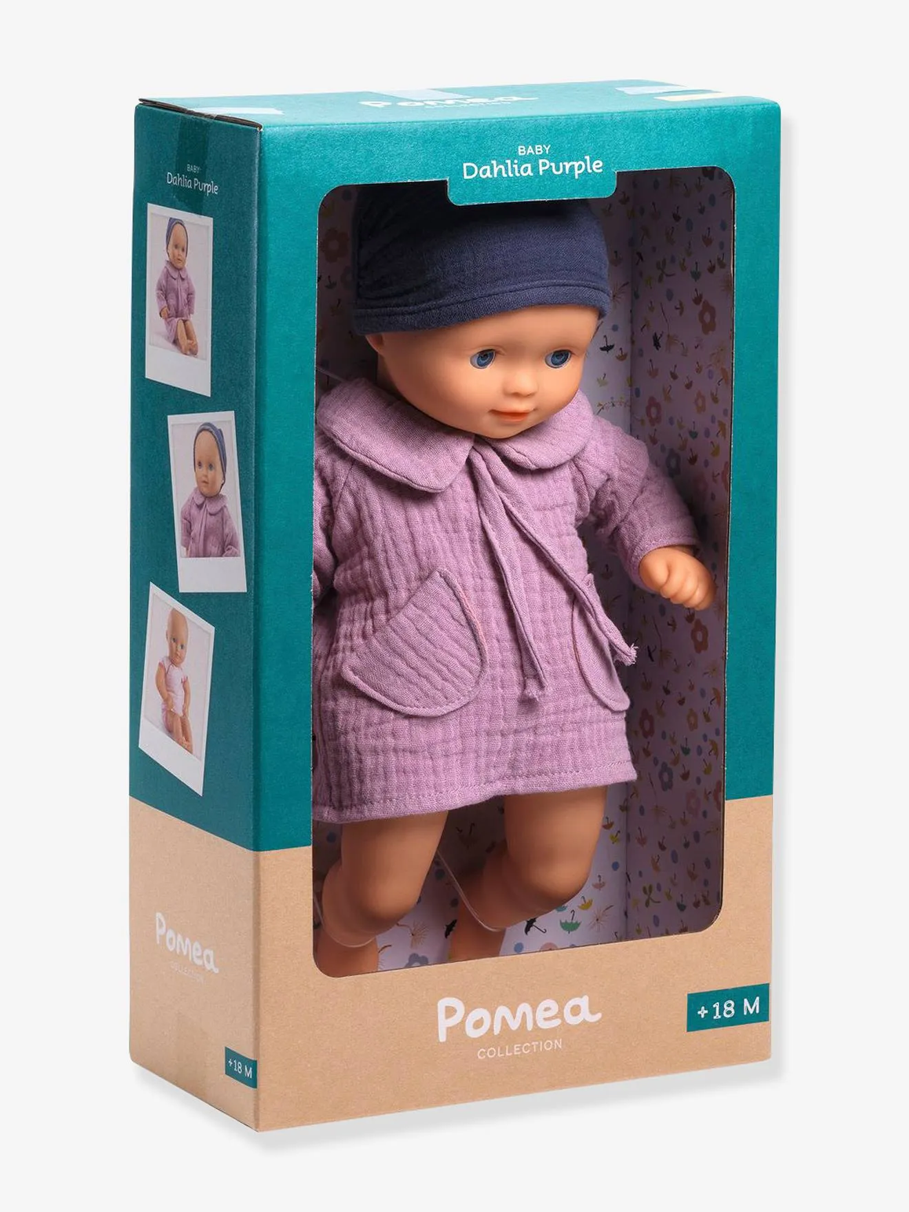 Poupée Poméa - DJECO bleu - Djeco