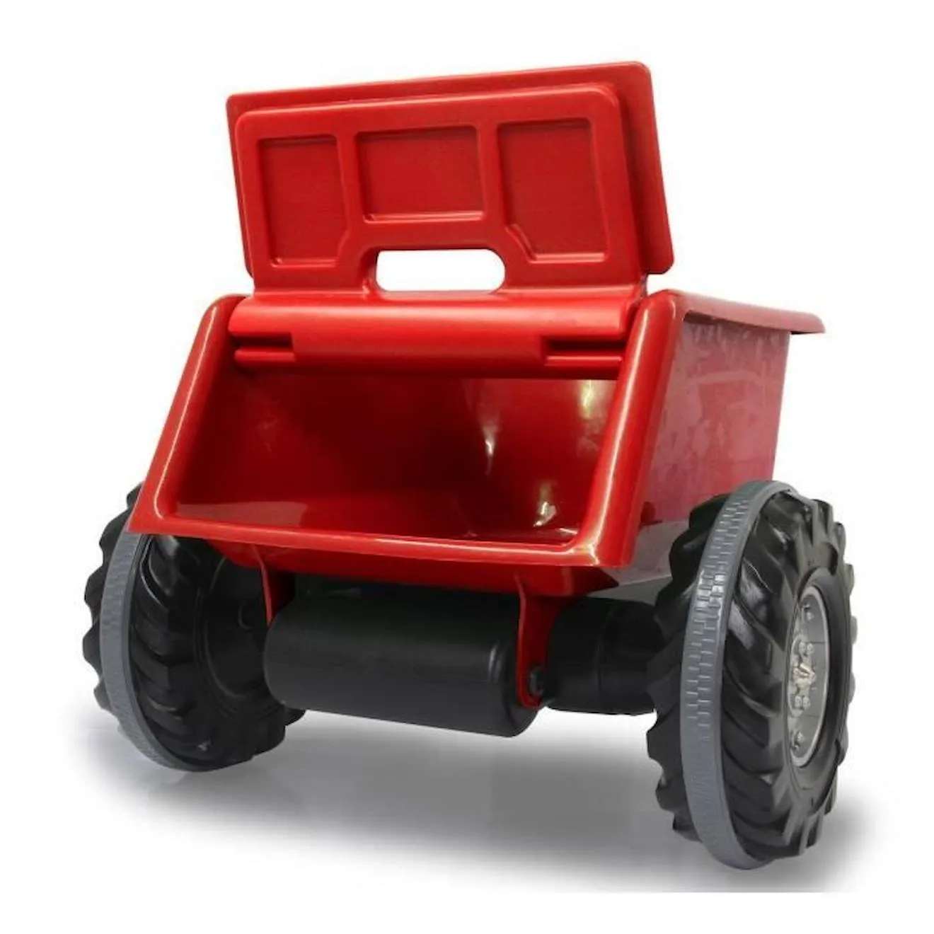 Remorque tracteurs à pédales Power Drag rouge - Jamara - 460760 - Mixte - Enfant - Matériaux mixtes - 67x51x38cm blanc - Jamara