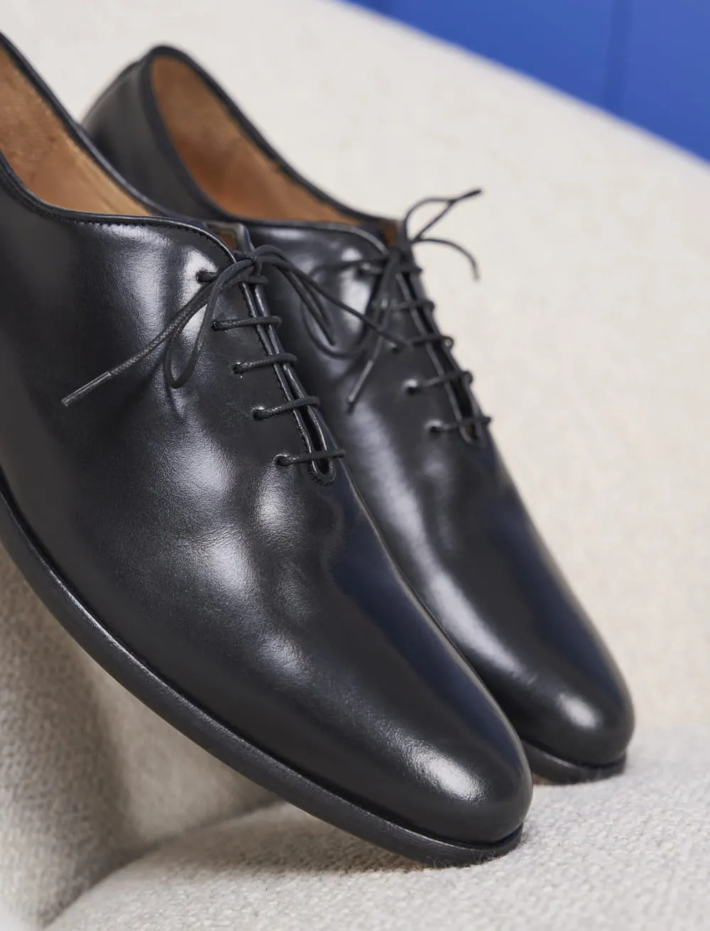 Richelieu Cuir Noir homme:  L'homme Impeccable 