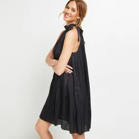 Robe satinée femme