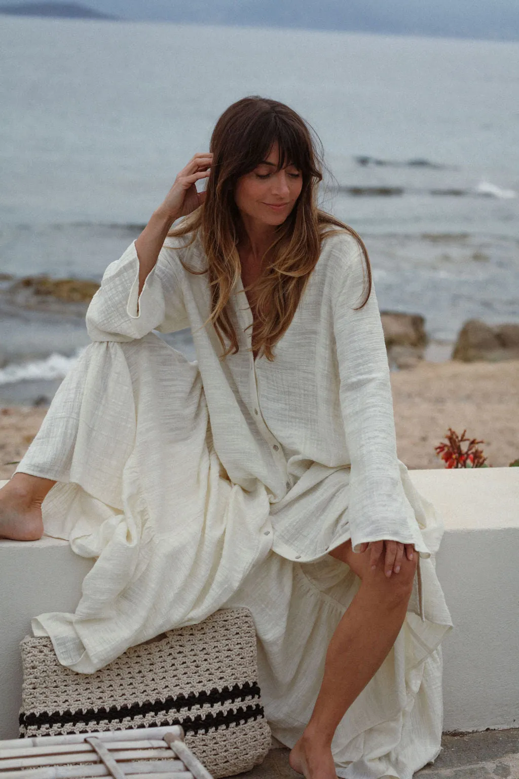 ROBE STELLA ÉCRU