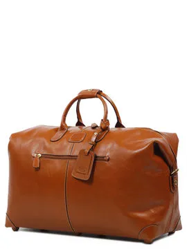 Sac de voyage Bric's Life Pelle 55 cm | Sac de voyage cabine en cuir Bric's Life Pelle BPL20202