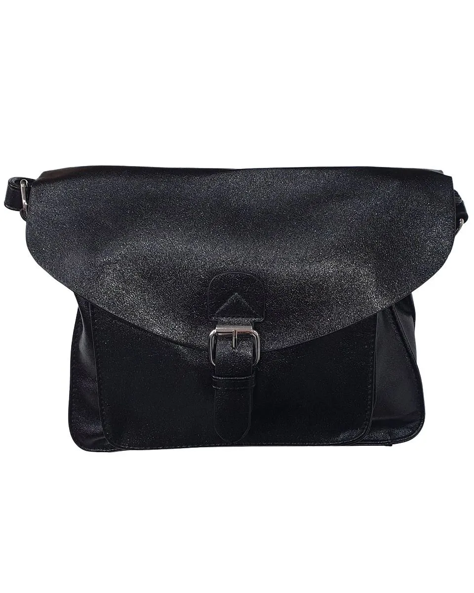 Sac à bandoulière métallisé Cyrielle