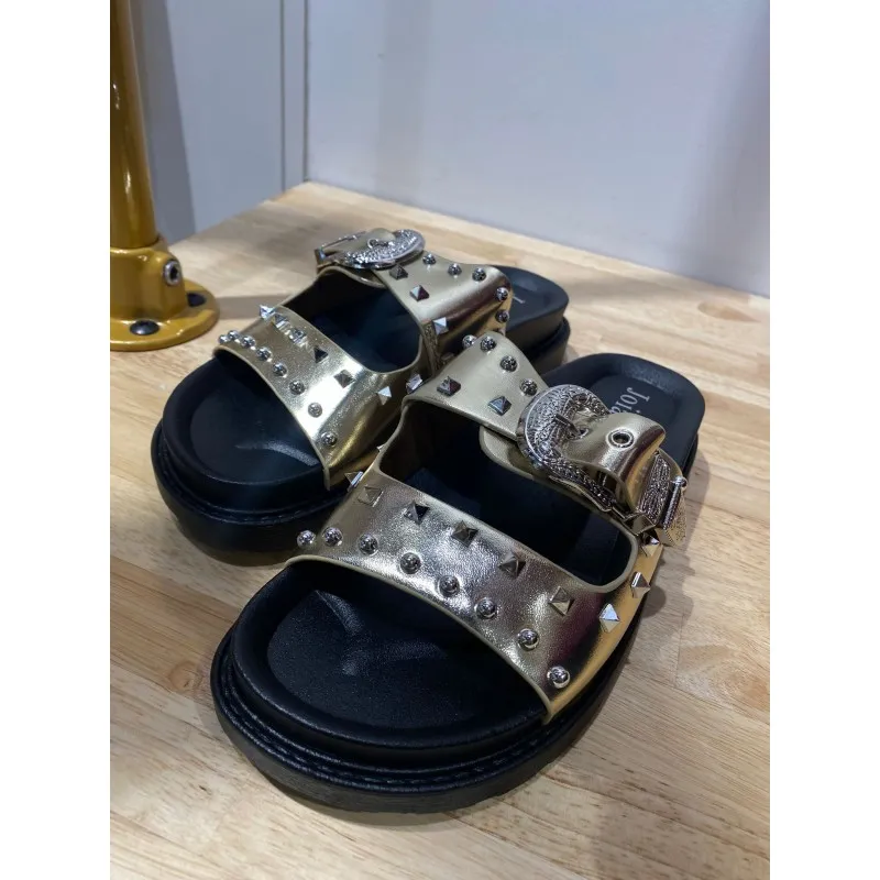 Sandales Doré