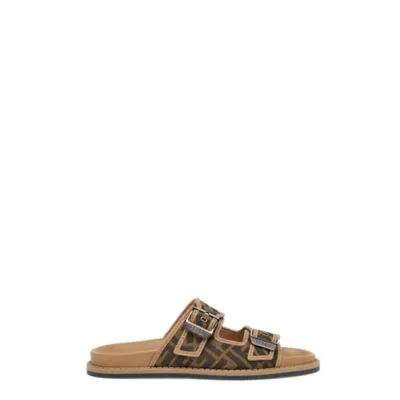 Sandales Fendi Feel - Sandales en tissu jacquard FF | Fendi