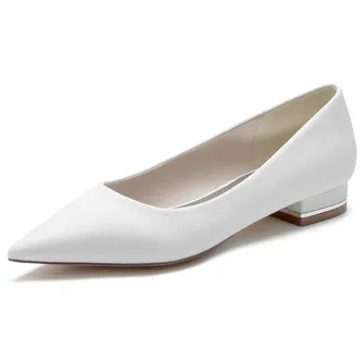Sequin chaussures plates pour femmes chaussures de mariage en argent chaussures de demoiselle d'honneur chaussures de mariage po
