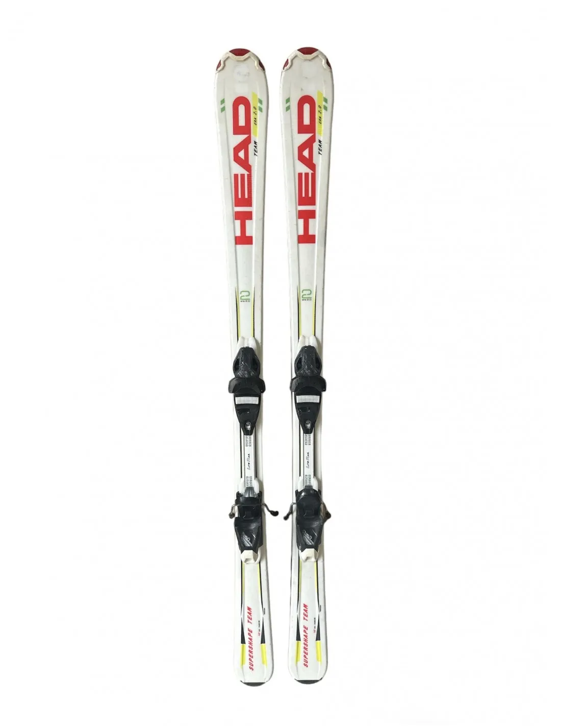 Ski Junior Occasion Head Supershape Blanc + Fix
