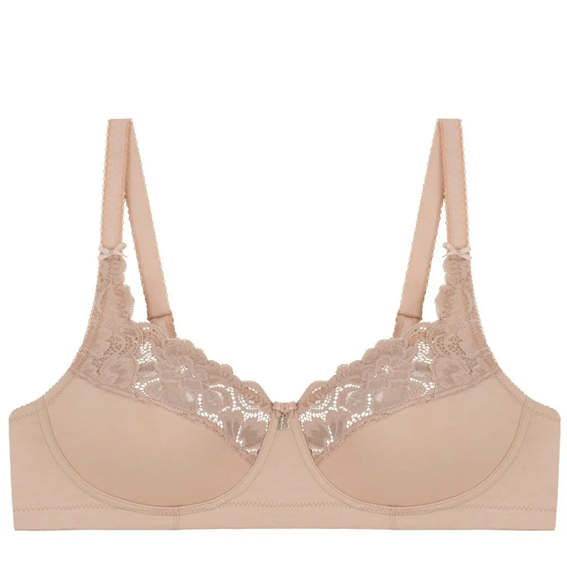 Soutien-gorge sans armatures beige-Cocoon en coton | 3 Suisses